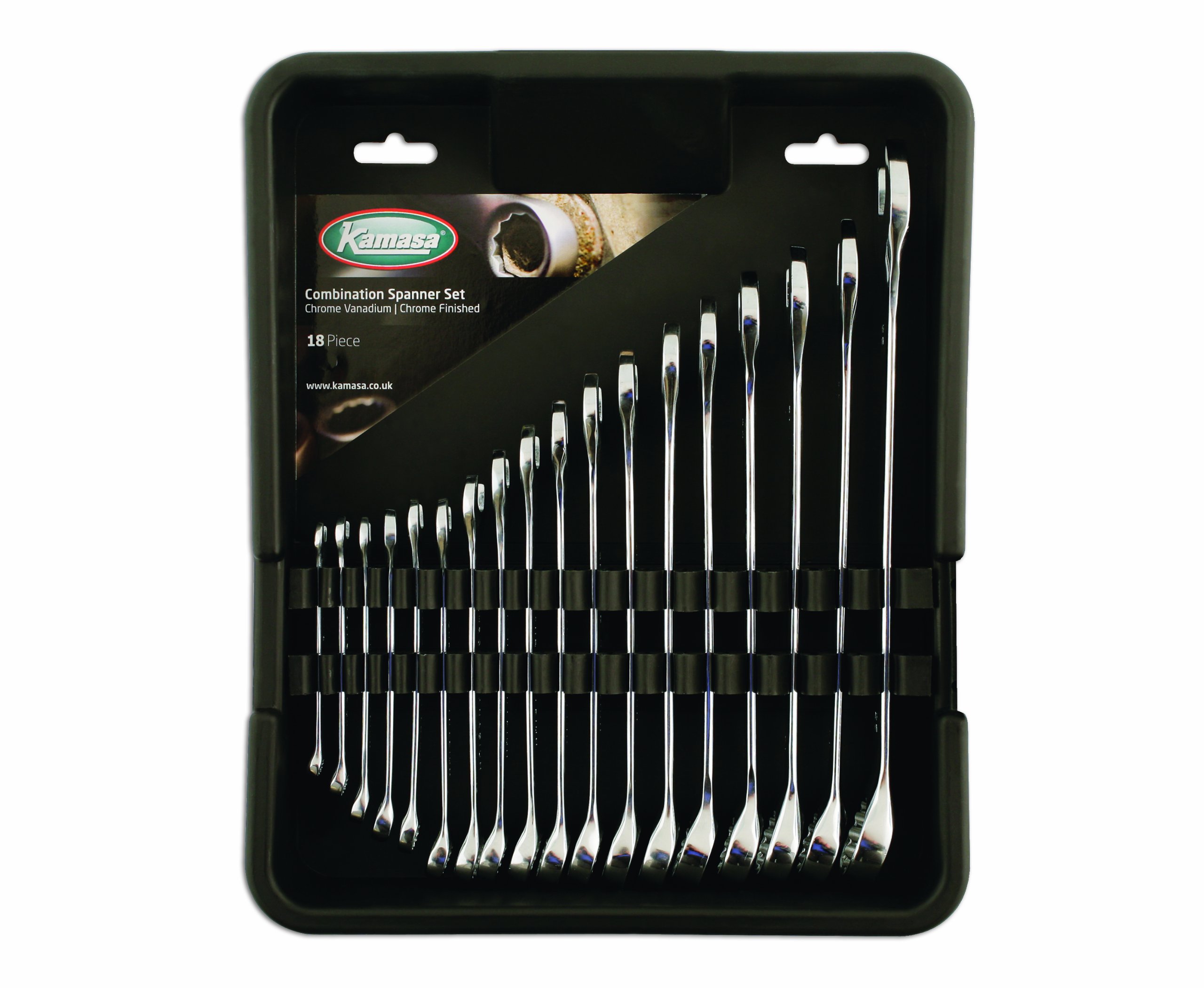 Kamasa 56052 Combination Spanner Set 18pc