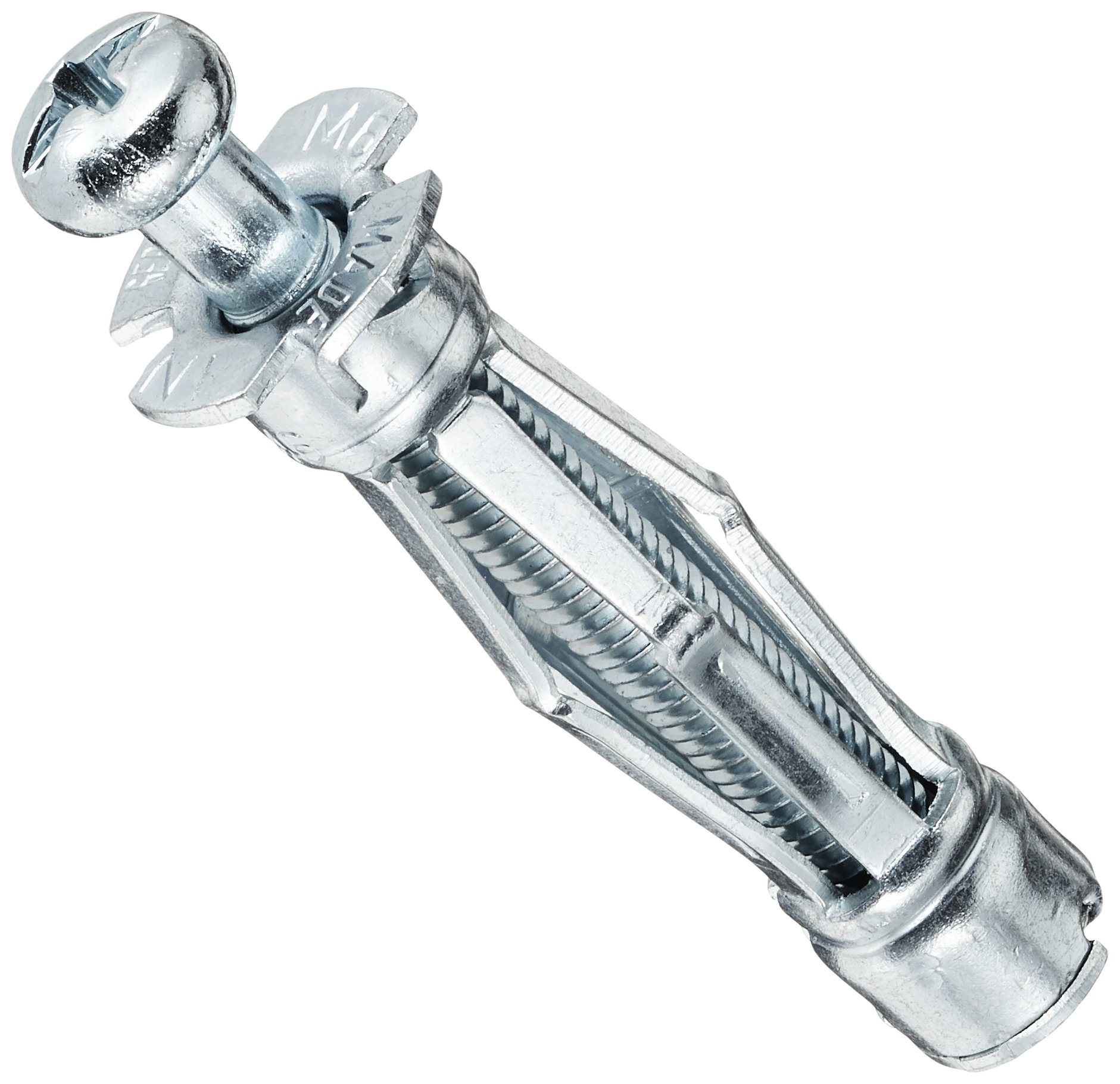 Molly m18150pb-xj Metal Cavity Wall Dowels 6 x 50 mm, 50 Pieces + Screws for Hollow Materials – Conditioning Pro, Gray, Set of 100 Pieces