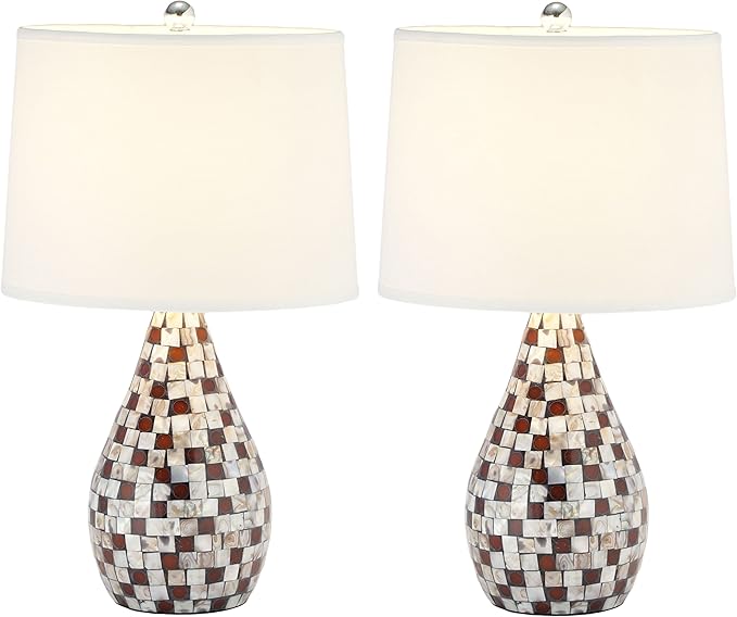 capiz shell table lamp