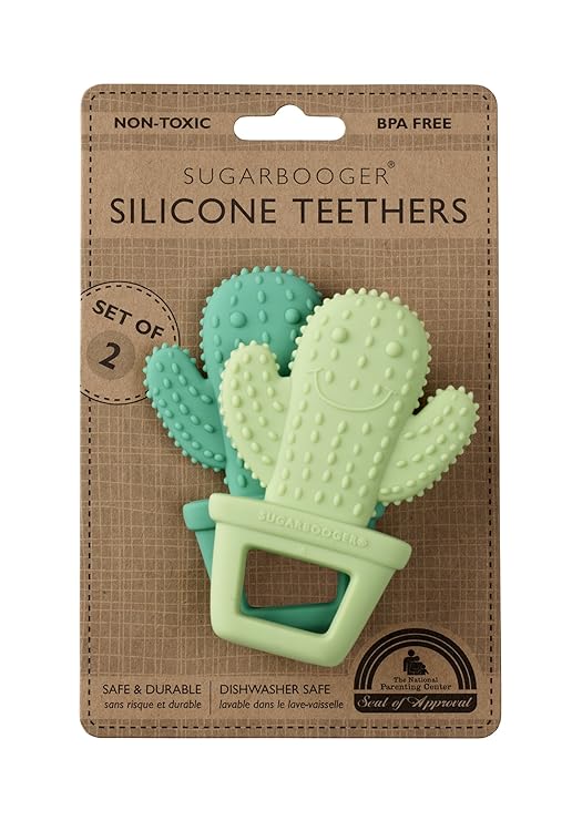 cactus baby teether