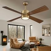 CalorHoga 52" Antique Bronze Ceiling Fan Light, Premium Farmhouse Style | Timeless Design,Farmhouse Elegance Warm &amp; Inviting Spaces,Designer-Inspired Look, Elevates Your D&eacute;cor