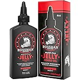 Bossman Jelly Beard Oil for Men (4 oz, Hammer Scent) – Softens, Moisturizes & Conditions with Natural Ingredients