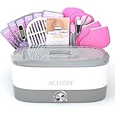 Achzzy Paraffin Wax Machine for Hands and Feet, 4000ml Paraffin Bath, Paraffin Wax Warmer with Refills, Nourishing and Moisturizing, Professional-Grade Spa Treatment for Soft and Smooth Skin