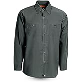 PINNACLE Men's Long Sleeve Industrial Workwear Shirt S10