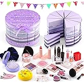 Color Nymph Makeup Advent Calendar 2025, 24 Days Advent Calendar Mystery Box for Christmas, Makeup Gift Sets - Xmas Beauty Countdown Calendar Cosmetics Kit for Women Girls Teens Daughters #Purple