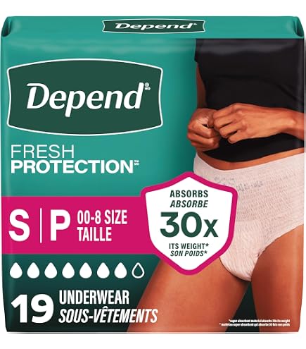 Depend FIT-FLEX Adult Incontinence Underwear for Women, Maximum