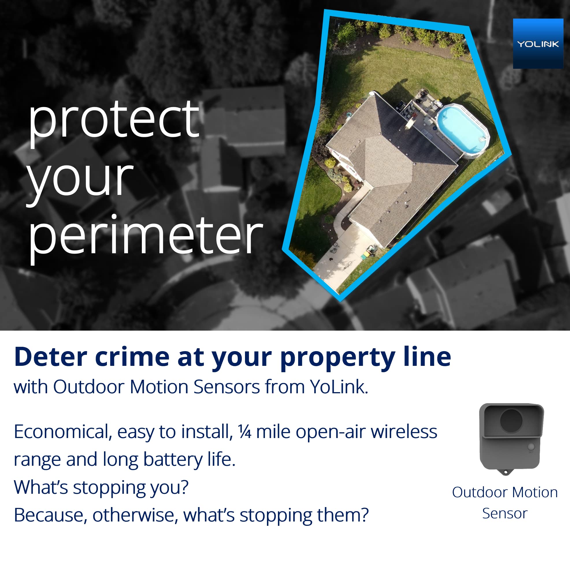 YoLink Outdoor Security Siren & Smart Alarm Controller Kit - Loud 110 dB, Wireless, Battery-Powered, 1/4 Mile Range, Android-iOS App, Alexa, Google, IFTTT, Home Assistant, Hub Required!