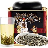 CHADUO Jasmine Dragon Pearls Green Tea 5.30oz/150g Green Tea Loose Leaf Jasmine Pearl Tea Chinese Traditional Craft 茉莉花茶 茉莉龙珠 中国绿茶