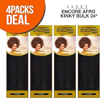Amazon Com Janet Collection Human Hair Blend Braids Encore Afro