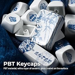 Hkfos XVX Ceramic Glaze Coating Keycaps, MOA Keycap