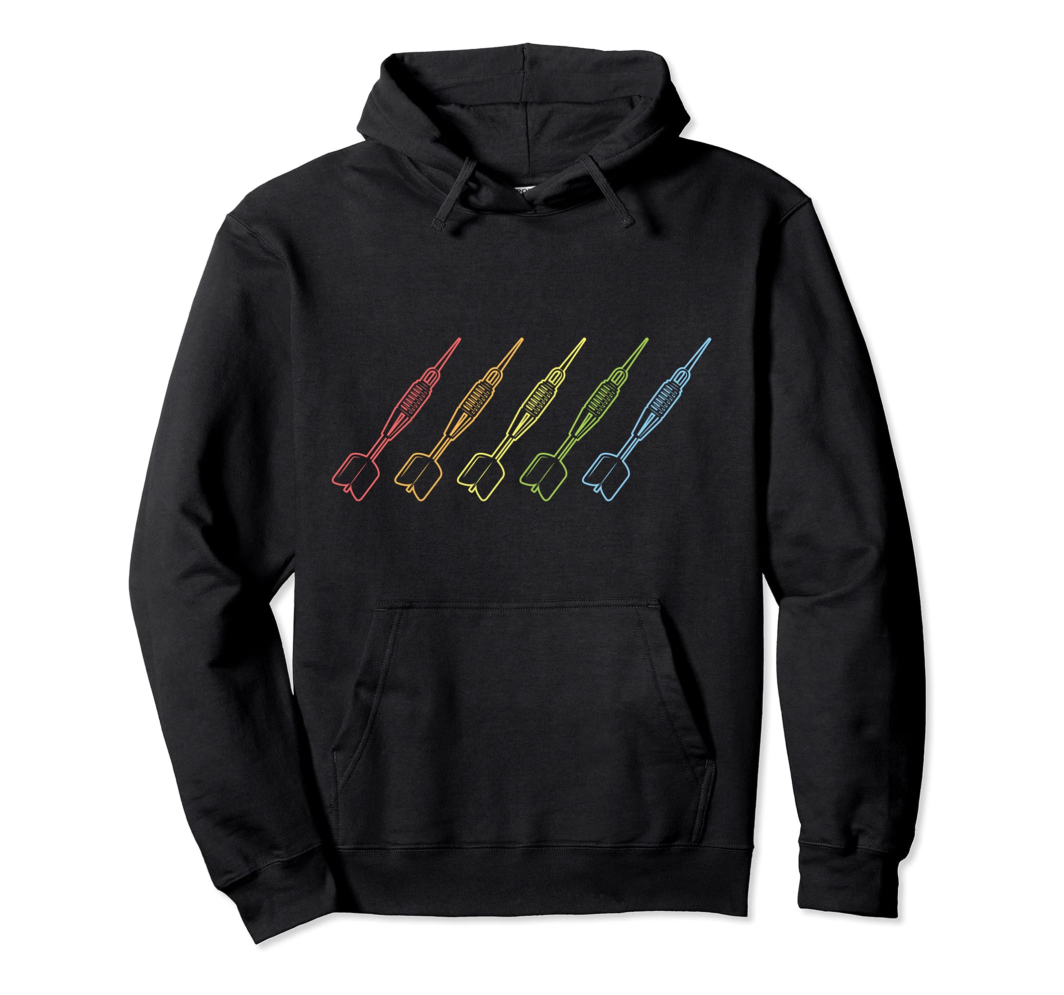Rainbow darts unique darts player Pullover Hoodie