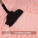 Aspire Homeware Pink Area Rug 80x150cm Non Slip Shaggy Fluffy Thick Pile view 8