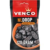 Venco NL Drop Dutch Black Licorice Soft Sweet 120g 4.23 ounce
