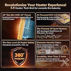 3rd-Gen AEOCKY Space Heater with AI