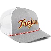 Pacific Headwear NCAA USC Trojans Men's Trucker Snapback Braid Cap OS