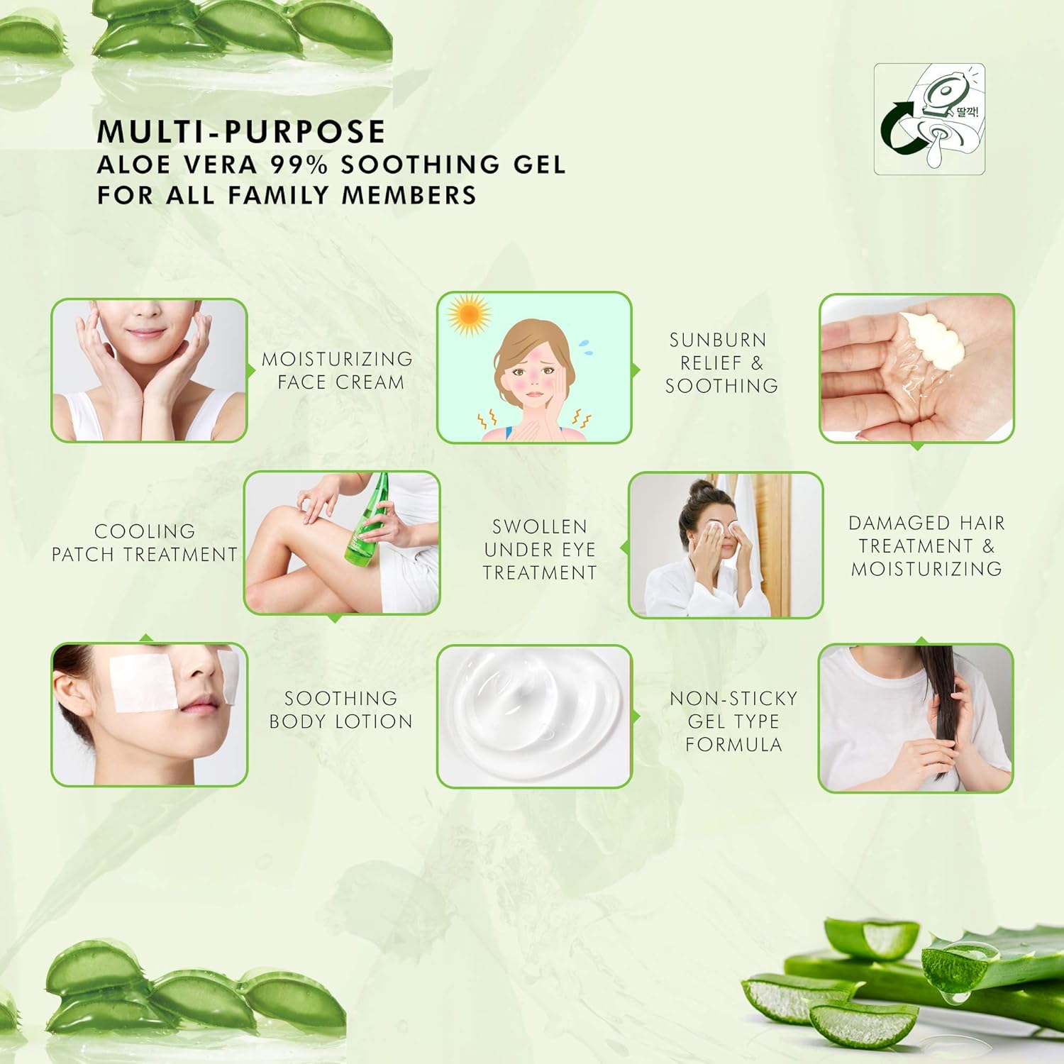 [NEW] Holika Holika Aloe Soothing Gel Fresh 8.45fl.oz.: Beauty