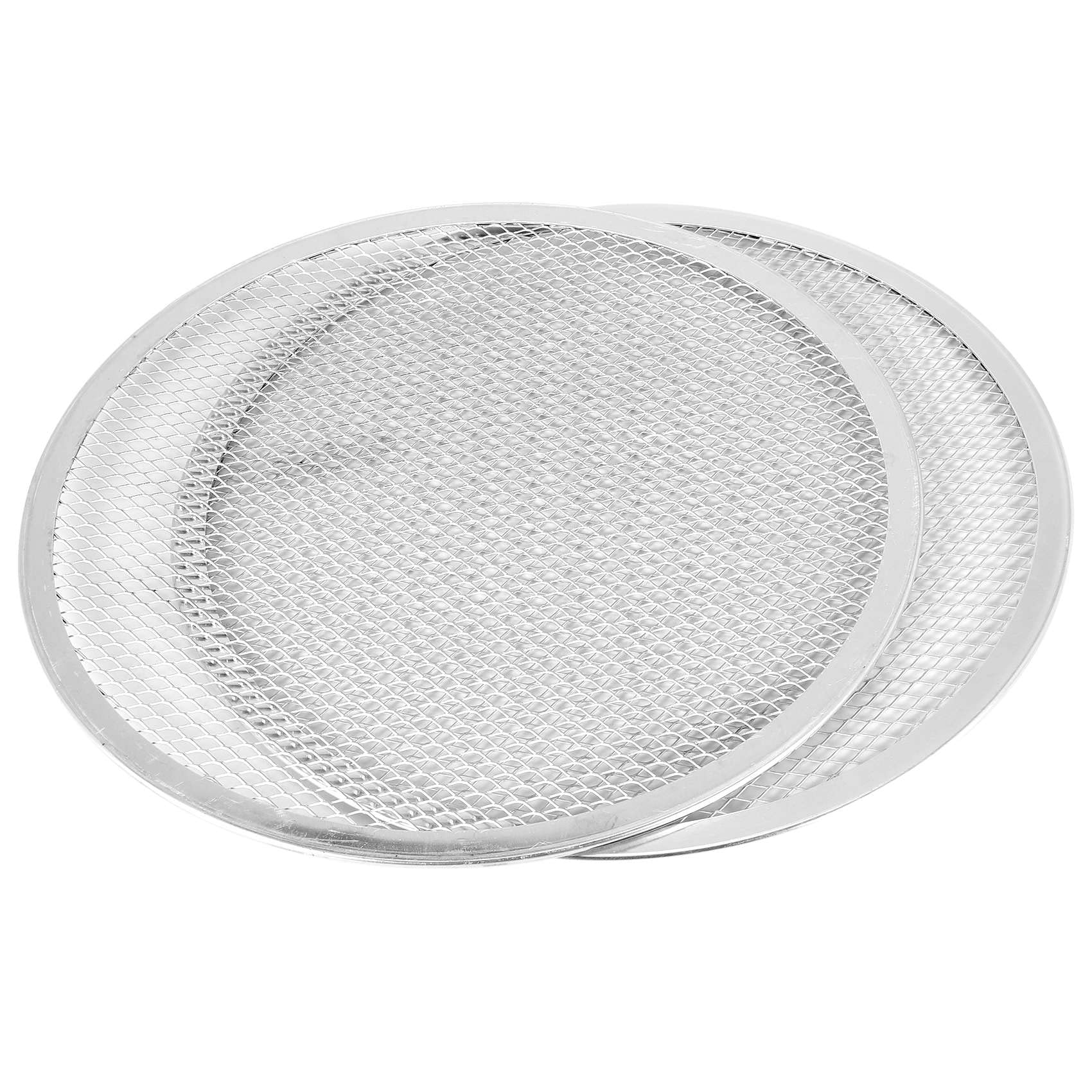 Pvczool Pizza Screen, Pizza Pan,Pizza Pan for Oven, Pizza Tray, 12 Inch Seamless-Rim Aluminum Non Stick Pizza Screen (2PCS)