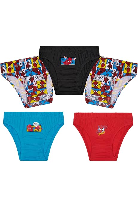 Lot De 5 Caleçons Garçons Harry Bear - Motifs Tracteurs, 100% Coton, Taille élastique