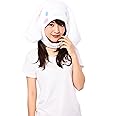 Sanrio Cinnamoroll Fluffy Beanie Cap Soft Warm Winter Head wear White
