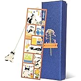 Funny Cat Bookmarks, Cat Metal Bookmark with Gift Box, Valentine Gift, Cat Lover Gifts, Book Lover Gifts, Book Club Gifts, Bookish Items, Gifts for Women, Mother, Reader, Friends, Lover