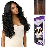 Sensationnel What Lace 13x6 Wig-Larissa, BALAYAGECARAMEL | Lace Front, Hand-Tied, Synthetic, Natural Density Pre-Plucked Hairline, Glueless
