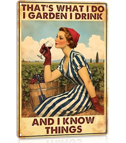 Amazon.com : Cusde Vintage Metal Tin Sign I Just Want to Work in
