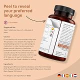 NEW LEAF PRODUCTS Lions Mane 2000mg 180 Vegan Tablets Black Pepper UK Made view 9