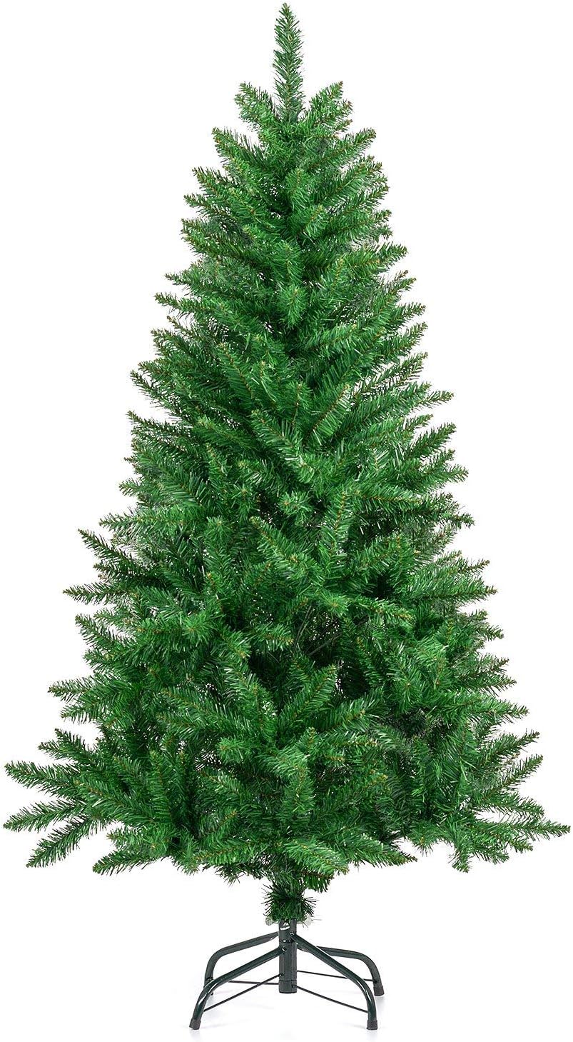 CHRISTOW Artificial Christmas Tree Traditional Green Pine With Stand