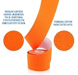Proworks Kinesiology Tape 5m Roll Orange Elastic Muscle Support for Exercise view 2