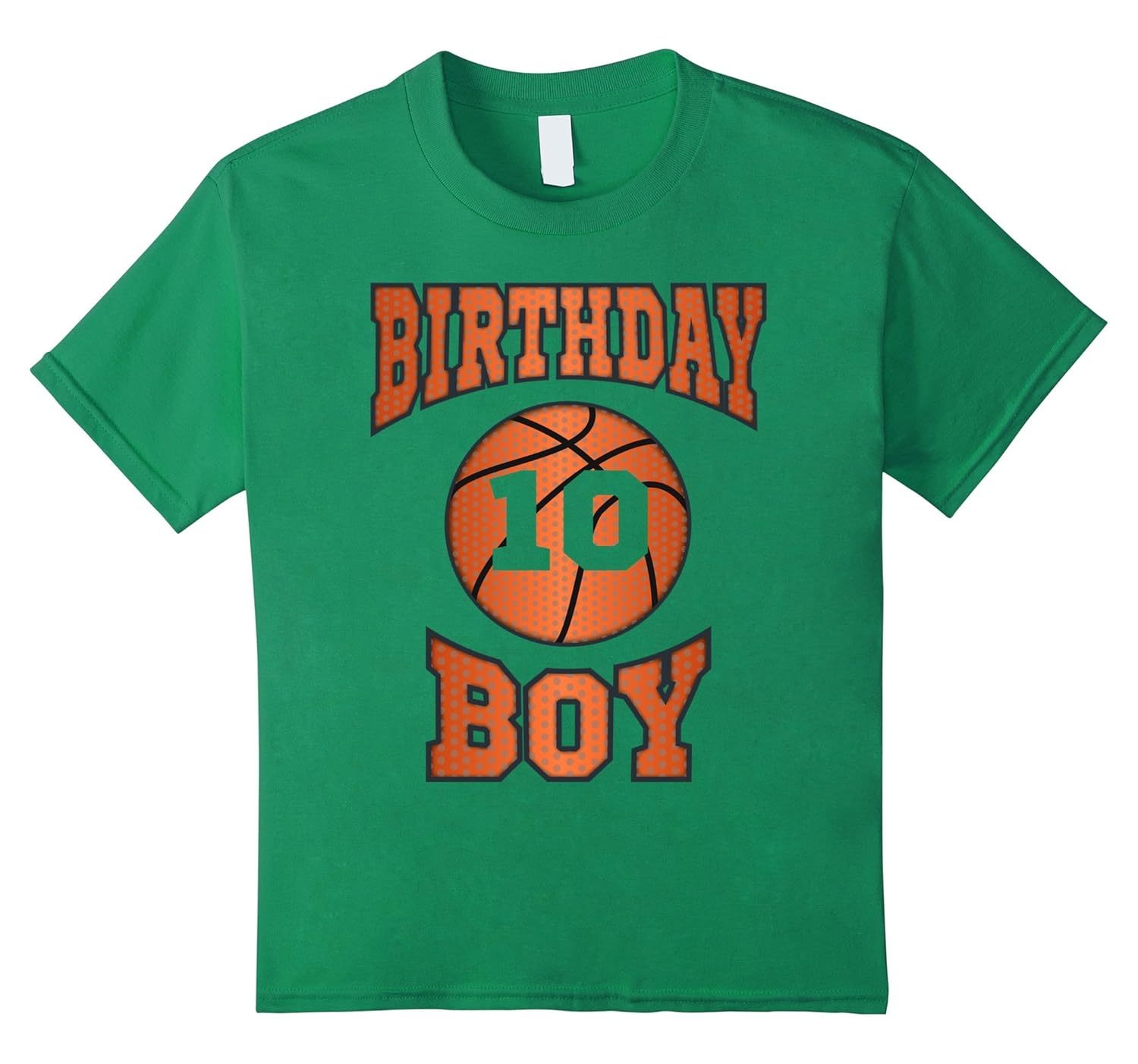 Unisex Child Tenth Birthday Basketball T Shirts Awarplus
