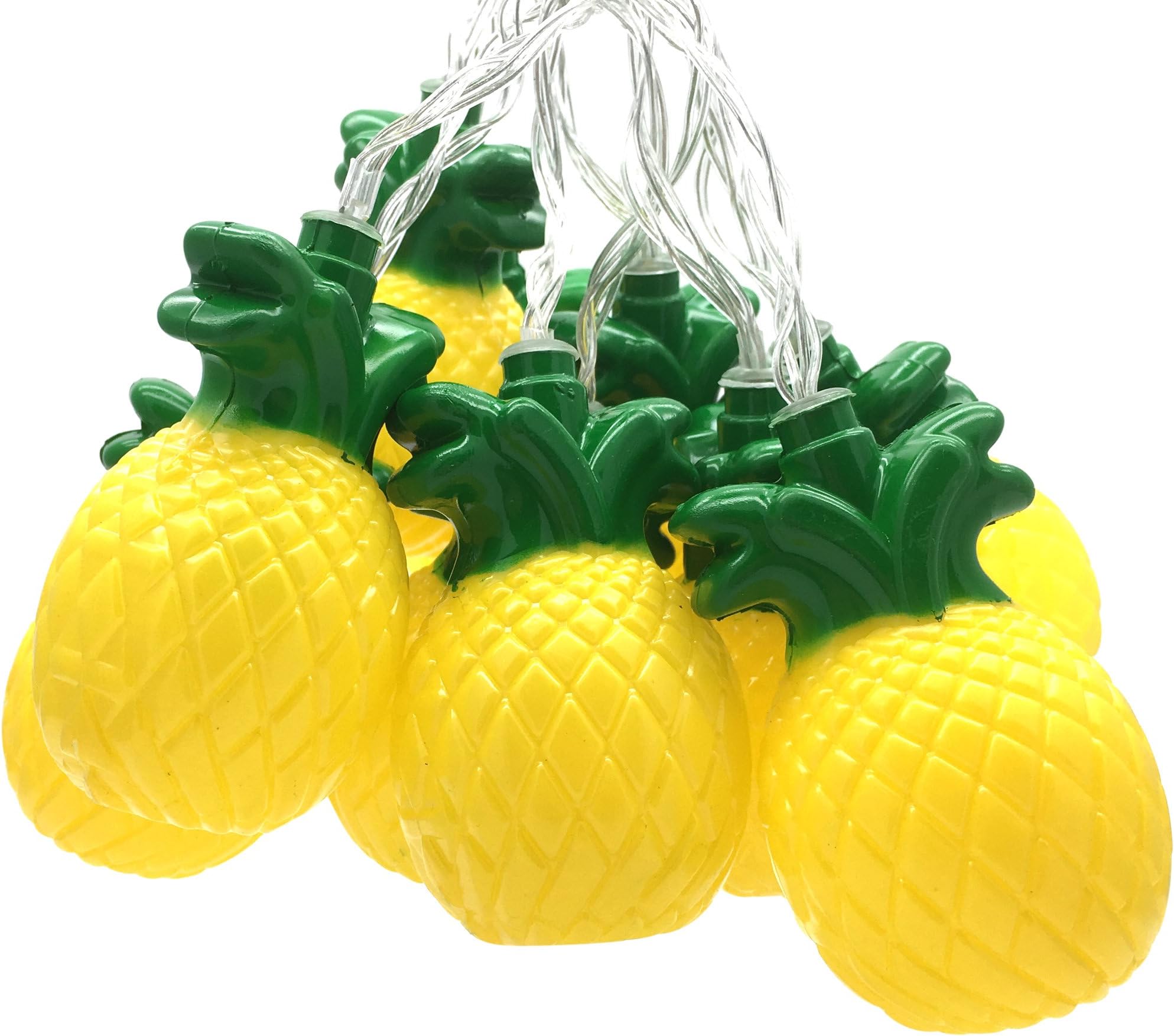 Pineapple 10 Warm White LED String Lights Garland Novelty Party Home Décor
