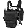 VOTAGOO Chest Rig-Tactical Chest Rig，Molle Modular Micro Fight Chest Rigs Adjustable&Detachable with 5.56/7.62 Magazine Pouch