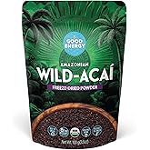 It's Good Energy Organic Amazonian Wild Açaí Powder | 100% Wild Grown, Sustainably Collected | Prevents Deforestation | Freeze-Dried | 8X More Antioxidants | No Sugar, Non-GMO, Gluten-Free |