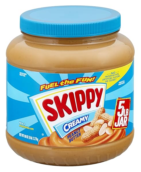 SKIPPY PEANUT BUTTER, CREAMY, 7 G PROTEIN PER SERVING, 80 OZ.