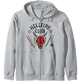 Stranger Things 4 Hellfire Club Logo Zip Hoodie