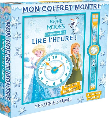 Download La Reine des Neiges, J'APPRENDS A LIRE L'HEURE + MONTRE PDF
