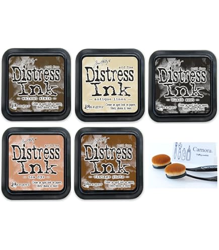Amazon.com: Tim Holtz Ranger Distress Oxide Ink Bundle - Four 3
