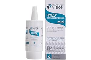CandorVision HYLO® mini Preservative-Free Lubricating Eye Drops (150 Drops, 5ml), Immediate Long-lasting Dry Eye Relief, High
