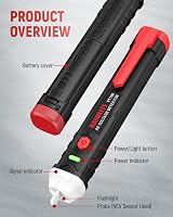 KAIWEETS VT100 Voltage Tester Non Contact 50-1000V AC LED Beep view 4