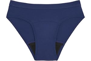 KNIX Teen Girls Cotton Leakproof Period Underwear Bikini – Moderate Flow Protection, Absorbs 2–4 Super Tampons