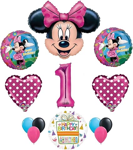 Amazon Com Mayflower Products Minnie Mouse 1st Birthday Party