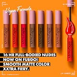 NYX Lip Lingerie XXL Matte Liquid Lipstick On Fuego Vegan 16hr Long Lasting view 2
