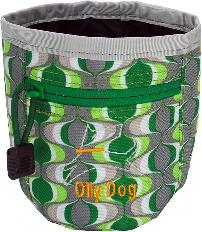 OllyDog Treat Bag Plus, Medium, Green Mod Pet Supplies