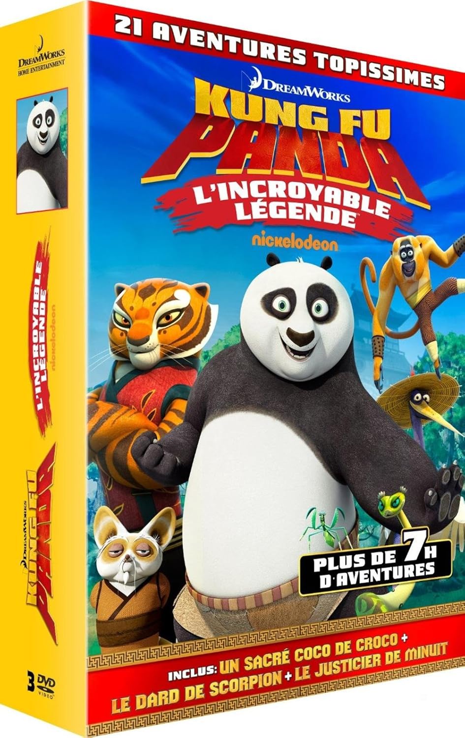 Kung Fu Panda L Incroyable Légende Kung Fu Panda-l'incroyable légende-Vol. 1 + 2 + 3: DVD & Blu-ray