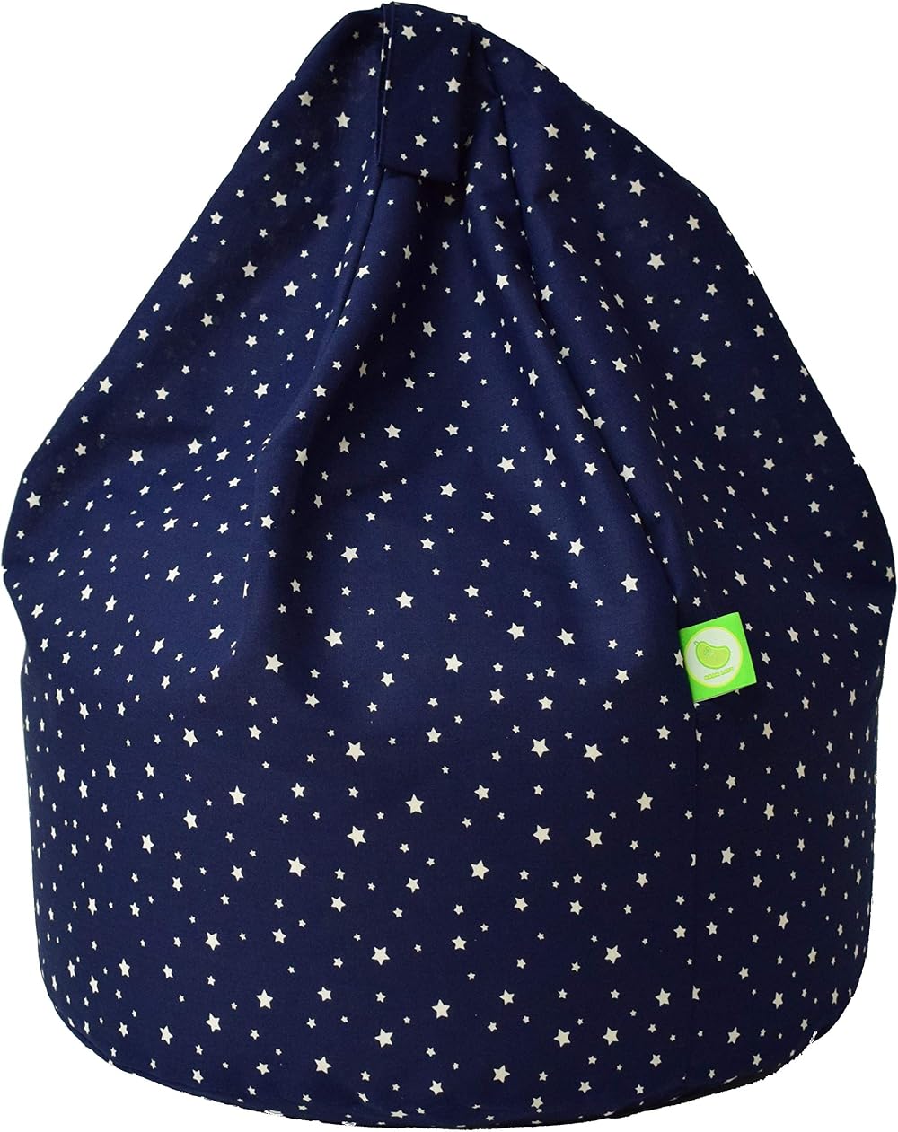 BeanLazy 100% Cotton Child Size Navy Stars Bean Bag With Filling