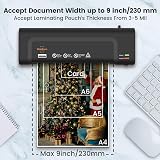 VidaTeco Laminator Portable A4 4-in-1 Hot Cold 0.6mm 30 Pouches view 4