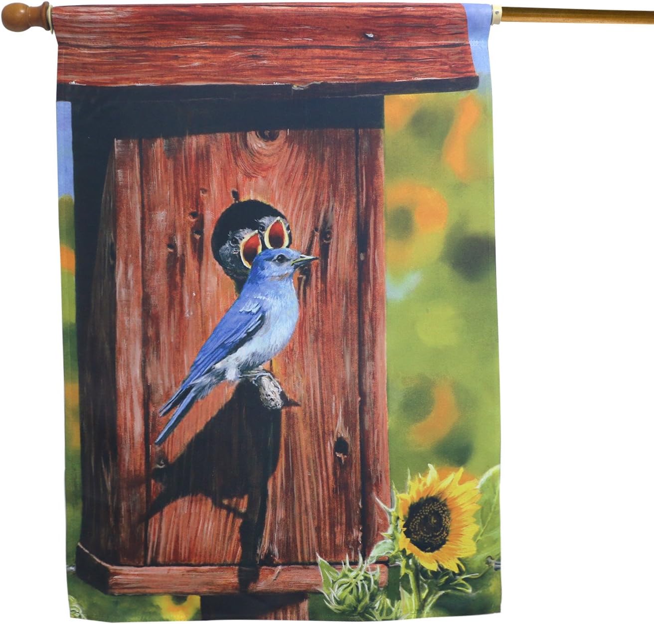 Best Hummingbird Garden Flag 28X40