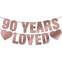 Labakita 90th Birthday Banner – Riesen-Banner 180x110 Cm Für Die Perfekte Geburtstagsdeko
