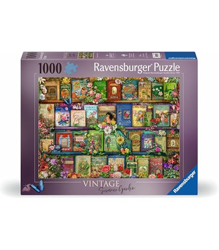 Amazon.com: Ravensburger Aimee Stewart Vintage Summer Garden 1000