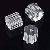 Silicone Earring Backs, 200 Pieces Clear Hypoallergenic Replacement Stoppers for Stud, Post, Hoop, Fishhook Earrings
